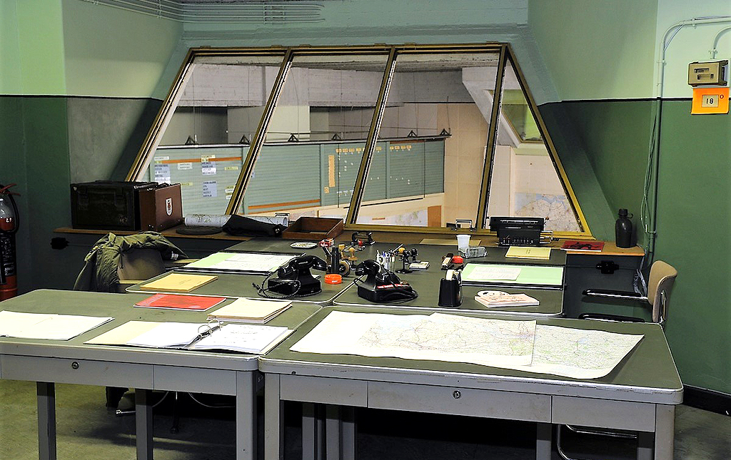 Kemmelberg command bunker, West-Flanders, Belgium