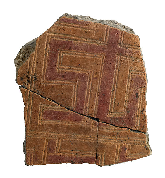 Swastika on a Kemmelware fragment, Kemmelberg