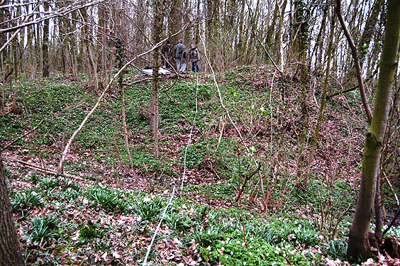 Geophysical measurement of the burial mound on the Kemmelberg, 2009