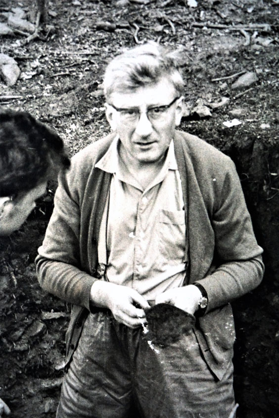 Robert Putman, Excavation Aug 1966