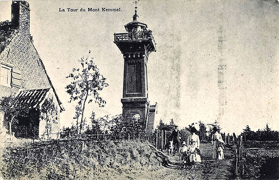 Belvdère lookout tower before the war