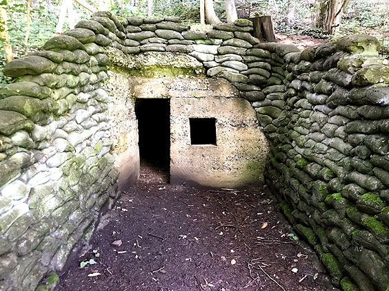 British bunker on the Lettenberg
